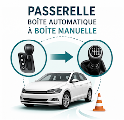 Passerelle boîte automatique vers boîte manuelle