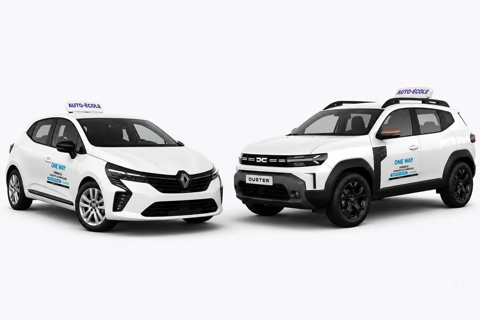 Renault Clio et Dacia Duster OneWay Auto-École Grabels